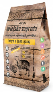 Wiejska Zagroda Suché krmivo pre psov TURECKO s LAMB Stredné plemená M 9kg