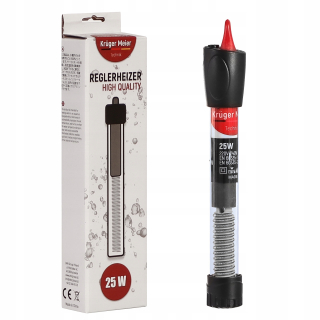 Ohrievač do akvária - Kruger Meier Reglerheizer 25W Ohrievač z Termostate