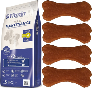 Suché krmivo pre psy granule - Fitmin maxi údržba psie potraviny 15 kg