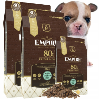 Krmivo pre psy - Karma Empire Puppy Malé preteky 24kg + 2,4kGea $$