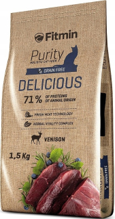 Granule pre mačky - Fitmin Purity Cat Delicious Food 1,5 kg Zrno zadarmo