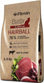 Granule pre mačky - Fitmin Purity Cat Hairball Food