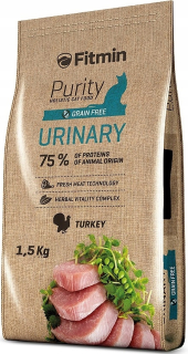 Granule pre mačky - Fitmin Purity Cat Močové jedlo 1,5 kg zŕn zadarmo