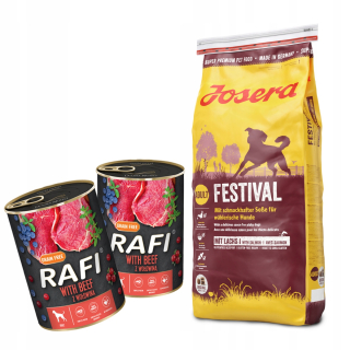 Suché krmivo pre psy granule - Josera Festival Festival 15 kg pre vyberavých psov