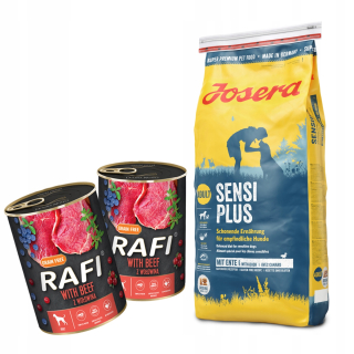 Suché krmivo pre psy granule - Josera Seniplus Food 15 kg pre citlivých psov