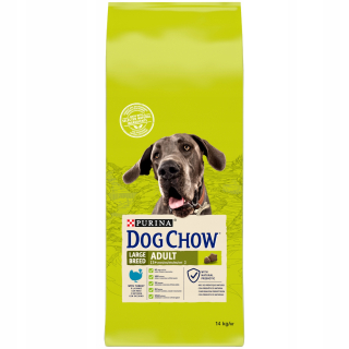 Suché krmivo pre psy granule - Purina Dog Chow Chow Dospelé veľké plemeno Turecko 14 kg karma
