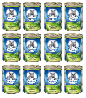 Konzerva pre mačky - Potravenie mačiek po sterilizácii Prevital 415 g x 12
