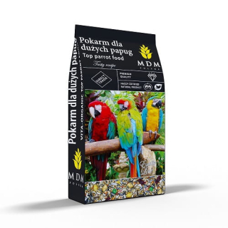 Krmivo pre papagáje - Jedlo pre veľké papagáje so sušeným ovocím 10 kg