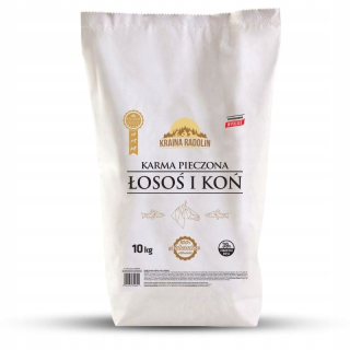 Suché krmivo pre psy granule - Pes Karma Land Radolin - kôň, losos 10 kg