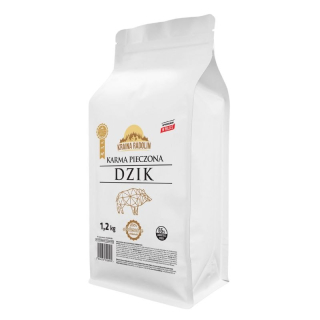 Suché krmivo pre psy granule - Pečené diviaky pre psa sladké zemiaky, repa 65% mäsa