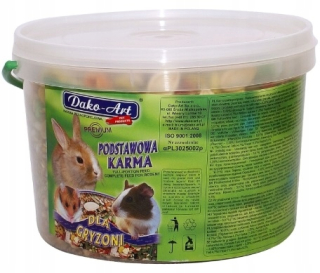 Základný hlodavcový hlodavc Dako-Art Bucket 10 L