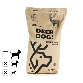 Suché krmivo pre psy granule - Karma Dogs Small Deer Dog Deer s černochmi 12 kg