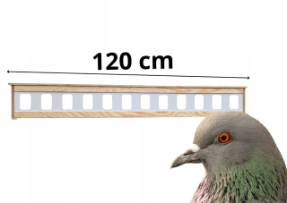 Podávač s dierami 120 cm