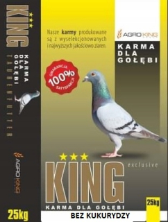 Pre holuby - King Kinma pre holuby bez kukurice 25 kg