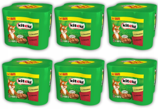 Krmivo pre mačky - Kitekat Mix Flavors Karma Kota 24 x 400g