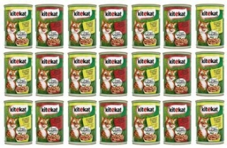 Krmivo pre mačky - Kitekat Mix Cat Flavors môže 24x400g