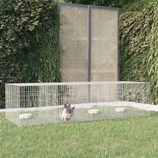 Klietka pre zajace, morčatá - Cage Vidaxl 217 x 79 x 54 cm (dĺžka, šírka x, x