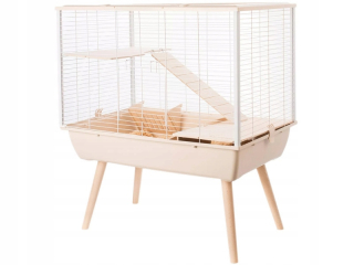 Klietka pre zajace, morčatá - Zolux Neo Muki H58 Beige Cage pre hlodavce