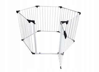 Klietka, ohradka pre psa - Kovové playPen Farm 6 Prvky Priemer 95 cm