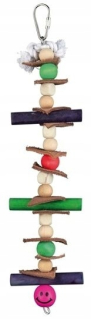 Hračky pre exotické vtáctvo - Trixie żerdka Toy Cotton String 75 cm 5162