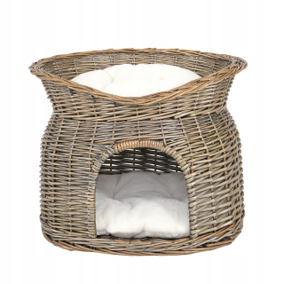 Pelech pre Mačky - Prútený kôš pre Cat Dibea 55x39x43 cm