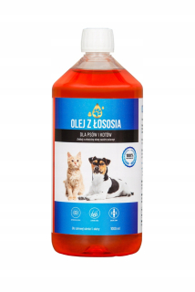 Oleje a tuky pre mačky a psy Lab V oil 1000 ml 1 ks.