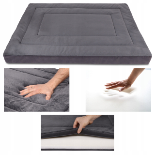 Extrasen ortopedický pelech pre psa, odtiene sivej, 130 cm x 90 cm