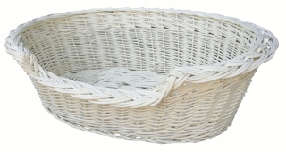 Pelech pre psa - Prútený prútený pre psov, mačka, 54 cm okno ECRU