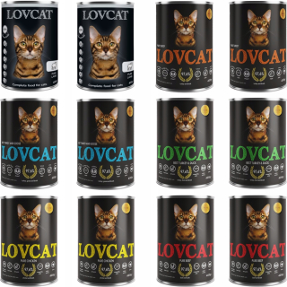 Mokré krmivo LOVCAT morka 0,4 kg
