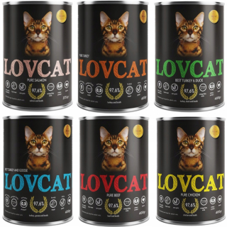Mokré krmivo LOVCAT morka 0,4 kg