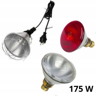 Umelá vykurovacia lampa Kwoka + chladič