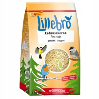 Krmivo pre papagáje - Lilebro arašidy nasekané jedlo vtákov 10 kg