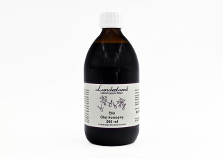 Lunderland Bio konopný olej pre psy a mačky 500 ml