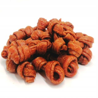 Pochútky, maškrty pre psy - Maced Delication Soft Duck Node 6cm 500G