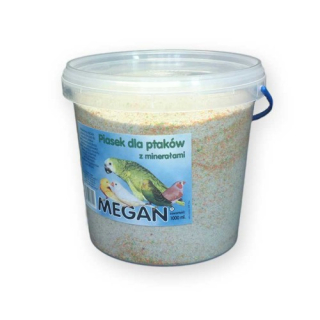Megan Piasek pre vtáky s minerálmi 3L = 5 kg