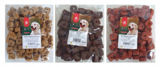 Pochútky, maškrty pre psy - Mäsové krúžky Jagn Hovädzie kuracie mäso Maced3x500g