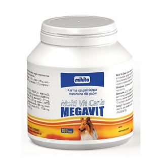 Vitamíny pre mačky - MIKITA MULTI VIT CANIS MEGAVIT 150 TABL