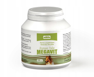 Vitamíny pre mačky - Mikita rmun tabs megavit 150 Table Transe/kvasinky