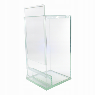 Malé teráriové sklo 10x10x20 Dvojité ventilácie