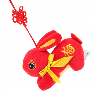Hračka pre králika, morča - Maskot zajačik dekor jarný festival králičie králik