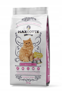 Granule pre mačky - Maxcotte gatos jedlo pre mačky 20 kg