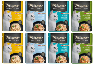 Miamor feine Filety 100g Tuniak so zeleninou v omáčke Bez obilnín