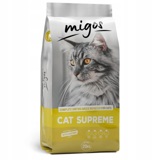 MIGOS CAT SUPREME SUCHÉ KRMIVO PRE MAČKY 20KG