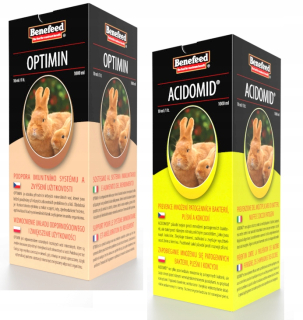 Vitamíny pre králiky, morčatá - Minerály pre králik acidomid optimin