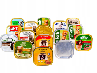 KRMIVO PRE PSY, podnos, paštéty 300G MIX 18x300G