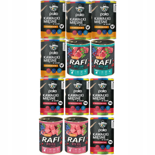 D. NOTECI FOOD RAFI JUNIOR MIX PRÍCHUTI PSA 12x400g