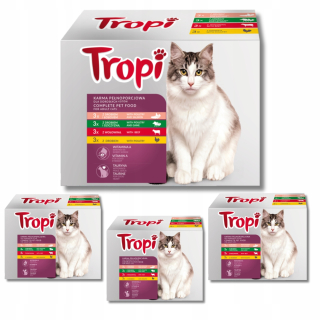 Tropi mokré krmivo mix príchutí 0,1 kg
