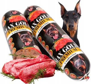 Tyčinka mokrého krmiva pre psov 90% mäso, hovädzie 1 kg