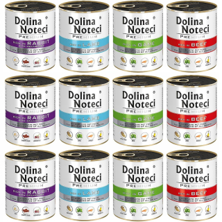 DOLINA NOTECI krmivo pre psov v konzerve MIX CHUTÍ 800g