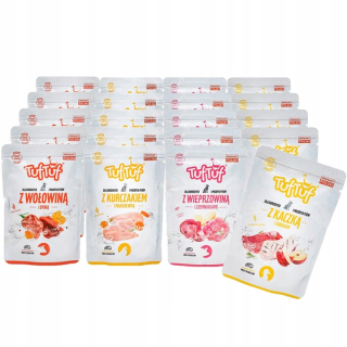 Tuf Tuf mokré krmivo mix príchutí 0,5 kg